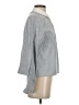 Modern Works Stripes Gray Long Sleeve Button-Down Shirt Size S - photo 4
