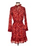 Sam Edelman 100% Polyester Paisley Red Casual Dress Size 0 - photo 1