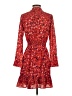 Sam Edelman 100% Polyester Paisley Red Casual Dress Size 0 - photo 2