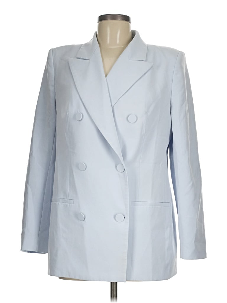 Pre-owned Express Blazer Jacket In Blue
