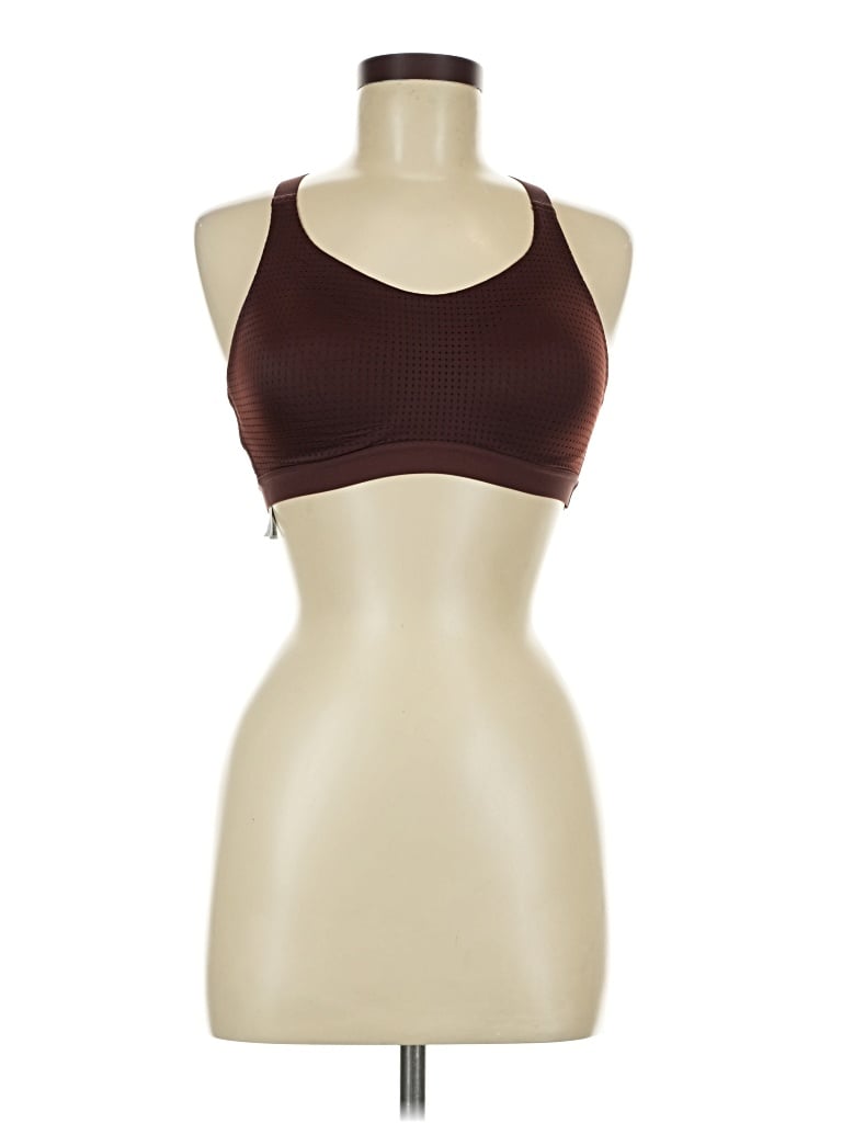 Pre-owned Vsx Sport Tank Top Brown Halter Neckline Tops