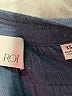 Roi 100% Cotton Blue Long Sleeve Blouse Size XS - photo 7