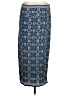 Max Studio Print Blue Casual Skirt Size M - photo 1