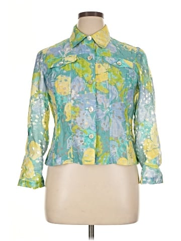 Ruby Rd. 3/4 Sleeve Button-Down Shirt (view 1)