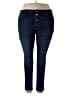 Lee Solid Blue Jeans Size 22 - photo 1