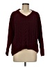 Arizona Jean Company 100% Polyester Burgundy Pullover Sweater Size M - photo 1