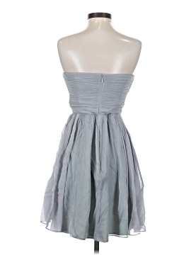 strapless tie dye bodycon dress Amani Mesh Ruched Tie-Dye Dress