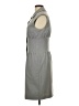 Calvin Klein Solid Gray Casual Dress Size 10 - photo 5