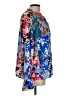 Unbranded Print Blue Long Sleeve Blouse Size L - photo 4