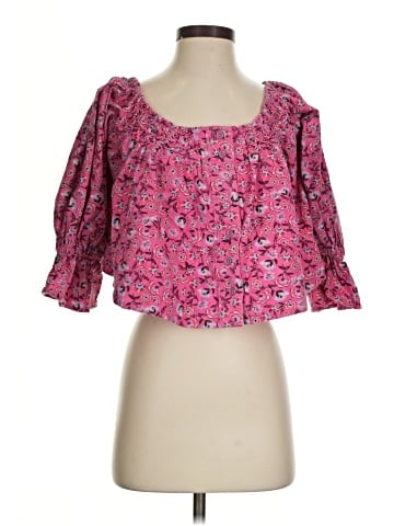 Free People 3/4 Sleeve Blouse (view 1)