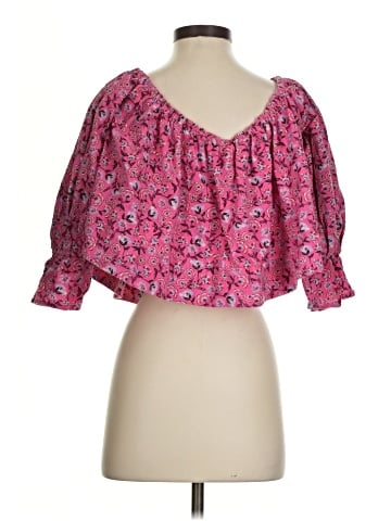 Free People 3/4 Sleeve Blouse (view 2)