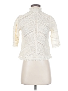 Ulla Johnson 3/4 Sleeve Silk Top