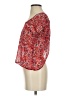 Xhilaration 100% Polyester Red Short Sleeve Blouse Size S - photo 5