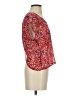 Xhilaration 100% Polyester Red Short Sleeve Blouse Size S - photo 4