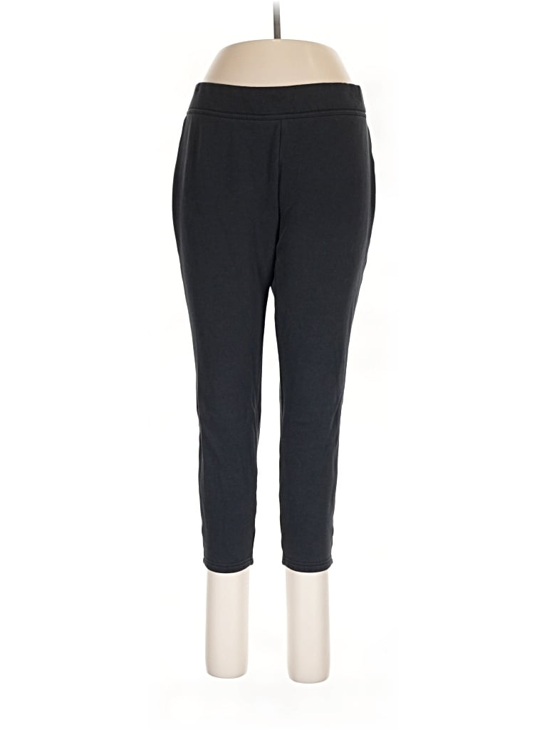 Pre-owned Lands' End Active Pants In Black