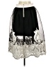 Mango 100% Polyester Black Formal Skirt Size M - photo 2