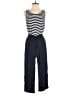 Talbots Stripes Blue Jumpsuit Size 4 - photo 1