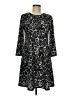 Fortune + Ivy Animal Print Black Casual Dress Size M - photo 1