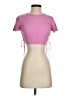 Zara Pink Short Sleeve Turtleneck Size S - photo 1