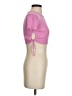 Zara Pink Short Sleeve Turtleneck Size S - photo 4