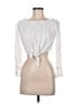 Assorted Brands 100% Rayon Ivory 3/4 Sleeve Blouse Size 6 - photo 1
