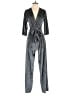 Trafaluc by Zara Stripes Silver Jumpsuit Size S - photo 1