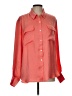 Steve Madden 100% Polyester Color Block Orange Long Sleeve Blouse Size L - photo 1