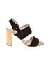 Barneys New York Color Block Black Tan Sandals Size EU 36 - photo 1