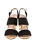 Barneys New York Color Block Black Tan Sandals Size EU 36 - photo 2