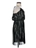 Nordstrom Rack 100% Polyester Metallic Black Cocktail Dress Size S - photo 4