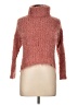Poof! Tweed Pink Turtleneck Sweater Size L - photo 1