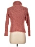 Poof! Tweed Pink Turtleneck Sweater Size L - photo 2