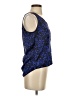 Intermix 100% Silk Blue Blouse Size P (petite) - photo 4
