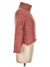 Poof! Tweed Pink Turtleneck Sweater Size L - photo 4
