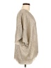 Studio M Metallic Silver 3/4 Sleeve Blouse Size M - photo 4