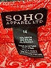 SOHO Apparel Ltd Print Red Active Pants Size 14 - photo 4