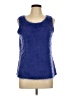 Colleen Lopez Blue Tank Top Size L - photo 1