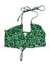Unbranded Animal Print Green Swimsuit Top Size M - photo 1