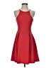 Soprano Solid Red Cocktail Dress Size S - photo 1