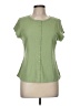 Unbranded Green Short Sleeve Blouse Size M (estimated) - photo 1