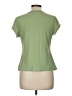 Unbranded Green Short Sleeve Blouse Size M (estimated) - photo 2