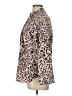 Unbranded 100% Polyester Animal Print Tan Long Sleeve Blouse Size L - photo 5