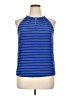 J.Crew Stripes Blue Sleeveless Top Size 14 - photo 1
