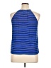 J.Crew Stripes Blue Sleeveless Top Size 14 - photo 2