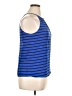 J.Crew Stripes Blue Sleeveless Top Size 14 - photo 4