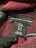 Adrienne Vittadini Plaid Burgundy Pullover Sweater Size M - photo 4