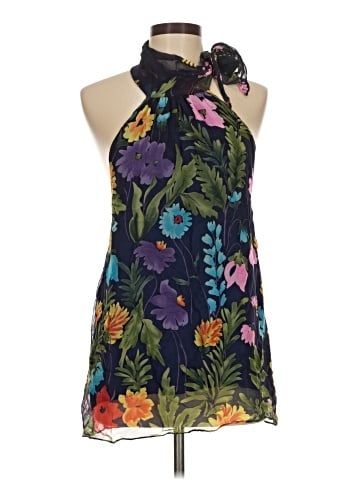 Alice + Olivia Sleeveless Silk Top (view 1)