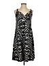 Unbranded 100% Polyester Chevron-herringbone Black Casual Dress Size S (estimated) - photo 1