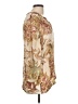 Chico's Floral Ivory 3/4 Sleeve Blouse Size Lg (2) - photo 4