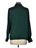 Shein 100% Polyester Solid Green Long Sleeve Blouse Size 8 - 10 - photo 2